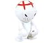 Frank Kozik No System Red and White Anarchy Digits trexi 3 Inch Vinyl [Toy]