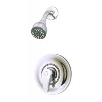 Symmons Allura Pressure balancing mixing valve with lever handle and single mode shower head 76-1-PCB