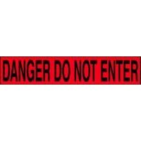 DANGER DO NOT ENTER Barricade Tape 1000' 3 mil Case by ISC