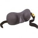 LIGHT BLOCKING CONTOURED SLEEP EYE MASK. FOAM BONDED AND MOULDED. No contact with eyes and eyelashes