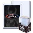 BCW Topload Card Holder 3" x 4" Thick Card 3.5mm