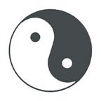 Yin Yang #2 Temporary Tattoos - 2X2