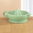 Jade Green Glass Small Juicer