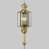 Progress Lighting BrassGuard Lanterns Weathered Solid Brass Three-Light Wall Lantern ,35,, H, - P573