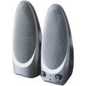 Click here to buy 1 Watt PC Personal Audio Speaker System by General Electric.