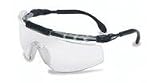 Uvex FitLogic Safety Glasses With Black And Silver Frame And Clear Ultra-dura Lens (10 Per Box)