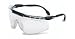Uvex FitLogic Safety Glasses With Black And Silver Frame And Clear Ultra-dura Lens (10 Per Box)