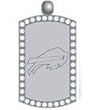 Buffalo Bills Crystal Dog Tag NFL Football Fan Shop Sports Team Merchandise