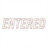 SPR60023 ENTERED Title Stamp, 1-3/4x5/8, Red Ink