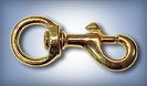 Large Brass Swivel Snap