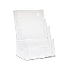 Deflecto 77301 Three-tier multi-compartment large size docuholder, 9-1/2wx8dx12-5/8h, clear