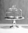 Dollhouse Miniature Clare-Bell Brass Cake Plate & Cover in Silver