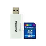 Transcend TS4GSDHC6-S5W 4GB SDHC6 with RDS5W Card Reader