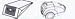 Sac aspirateur LERVIA CHROMEX, HOOVER, CARREFOUR - FIRSTLINE - BLUE WIND - BLUEsky, MOULINEX, PROG
