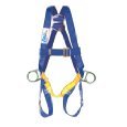 Protecta AB17520 Fall Protection Full Body Harness with Back and Side D Rings, Universal Size