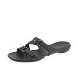 ECCO Delhi Slide | Ladies Slide Shoes Black Oiled Leather by ECCO