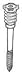 1/4-3/8X3-1/8 TOP STAR SCREW QTY/BX:6 SIZE:1/4-3/8X 3-1/8