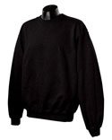 Champion Cotton Max Fleece Crew Sweatshirt - Black