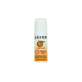 Jason Natural Cosmetics - Deodorant Roll-On Apricot & Vitamin E, 3 oz roll-on
