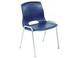 Merion Vented Stackable Chair - Blue. Package of 4