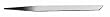 GROBET CARBON STEEL GRAVER KNIFE GRAVER # 3 2.8MM THICK