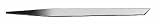 GROBET HIGH SPEED STEEL GRAVER KNIFE GRAVER # 1 1.8 MM THICK.