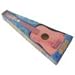 23 Inch wooden guitar in pink