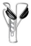 Planet Bike Water Bottle Cage Silver w/ Black Buttons