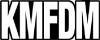 KMFDM Patch : Black with White lettering