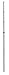 Johnson 40-6320 16-Foot Aluminum Grade Rod in Feet and Tenths with Nylon Carrying Case