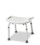 Shower Chair Bath Seat 250 lb weight capacity -white