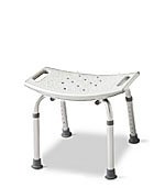 Shower Chair Bath Seat 250 lb weight capacity -white