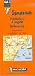 Katalonien, Aragon, Andorra: Strassenkarte mit touristischen Hinweisen. Stadtpl�ne: Barcelona, Girona/Gerona, Zaragoza. Ortsverzeichnis, Entfernungen und Fahrtzeiten (Michelin Regionalkarte)
