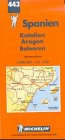 Michelin Regionalkarte Spanien Katalonien, Aragon, Andorra 1 : 400 000: Strassenkarte mit touristischen Hinweisen. Stadtpl�ne: Barcelona, ... Ortsverzeichnis, Entfernungen und Fahrtzeiten - 