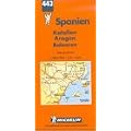 Michelin Spanien Aragon, Cataluna 1 : 400 000.