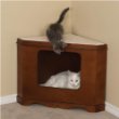 Slumber Pet Cat Corner Bed Cherry