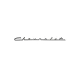 1958-62 Corvette Radio Block Off Plate Chevrolet Script Emblem by Chevrolet
