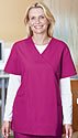 Cherokee Workwear Mock Wrap Scrub Top (XS-5X) in Assorted Colors