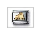 Rollerblade No Color Classic Gold, Italian Charm by Nomination Charms