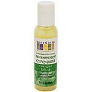 Aura Cacia Massg Cream Ginger/Mint 4 oz ( Eight Pack)