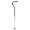 Lumex Adjustable Offset Canes, Plastic Grip, 31