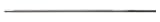Nicholson 01590 6" x 1/8" Round Chainsaw File, Smooth, 1 File per Card