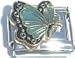 Jewelry : Clearly Charming March Aquamarine Butterfly Birthstone Insect Animal Italian Charm