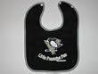 PITTSBURGH PENGUINS Team Logo Terry Velour Snap BABY BIB