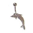 Sterling Silver Belly Ring Dolphin Sterling Silver Belly Ring Dolphin