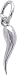 Jewelry : Italian Horn Charm by Rembrandt Charms
