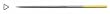 GROBET SWISS FILE NEEDLE 18CM THREE SQUARE VALTITAN CUT 2