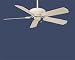 Casablanca Ceiling Fans Estrada Model 4726D in Navajo White. Damp rated indoor/outdoor fan.