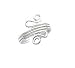 Toe Ring - Sterling Silver Polished Scroll