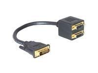 DELOCK Adapter DVI25 Stecker zu 2x DVI25 Buchse Preisvergleich